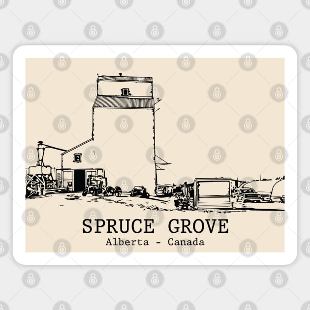 Spruce Grove - Alberta Magnet by Lakeric
